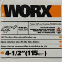 گردبر ماهواره ای شارژی ورکس  WORX WX531L